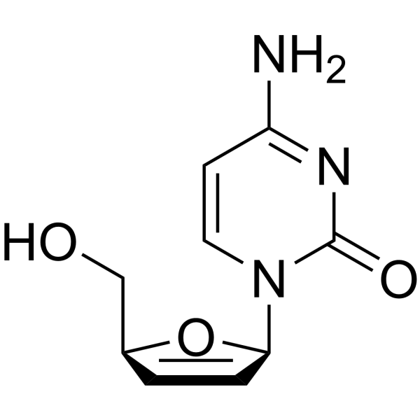 Dideoxycytidinene (2′,3′-Didehydro-2′,3′-dideoxycytidine) 7481-88-1